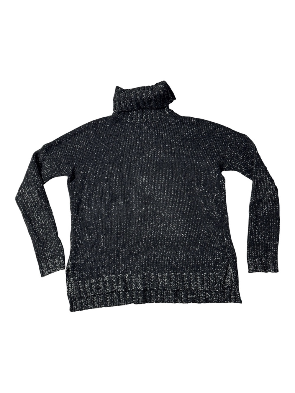 Vince womens XS black knit turtleneck pullover sweater EUC